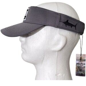 RED RUM Performance Fishing Wear Gray Visor - New With Tags Men's One Size